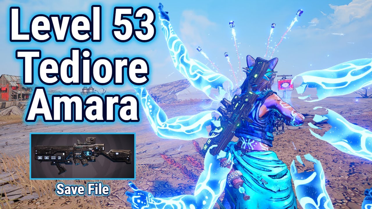 Level 53 Tediore Amara Build | Save File | Mayhem 4 | Borderlands 3