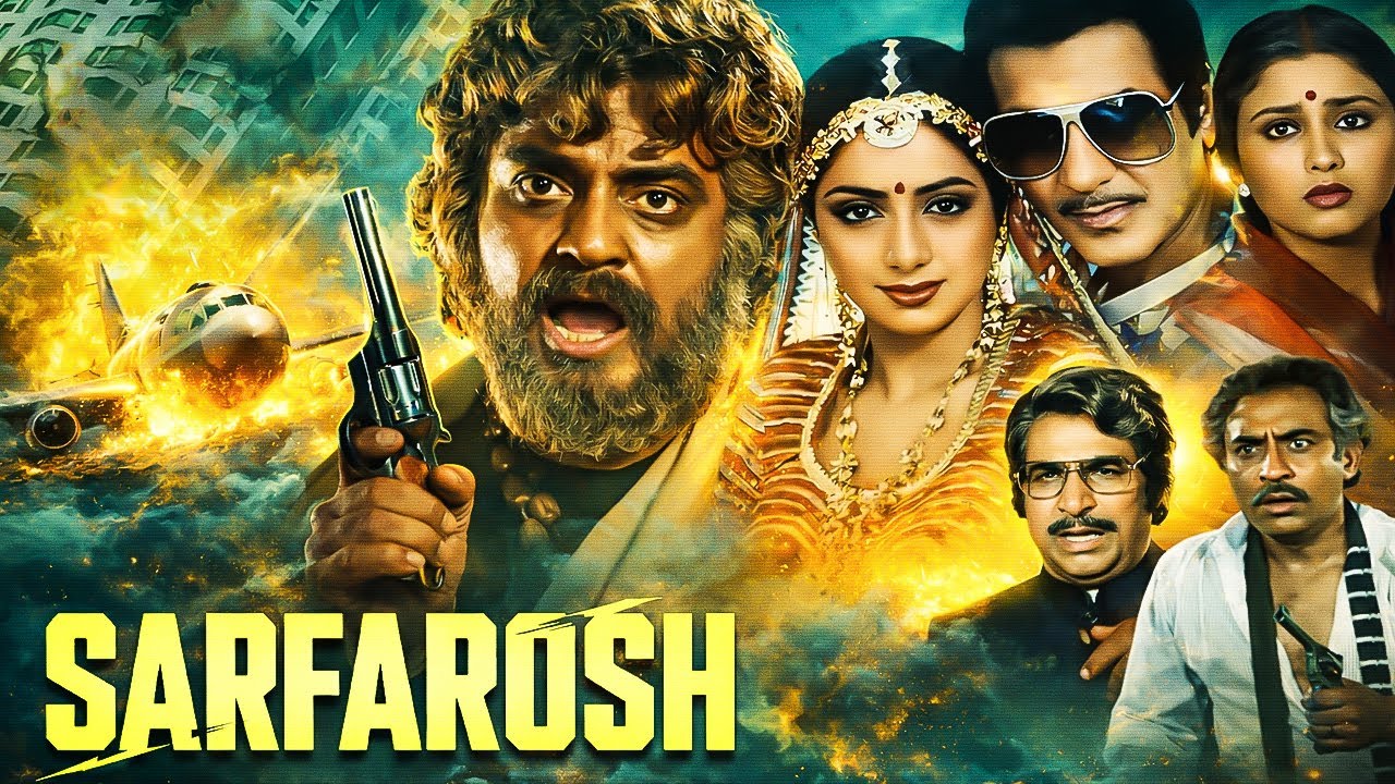 Sarfarosh ( सरफ़रोश )1985 Full Movie 4K | Jeetendra & Sridevi Superhit Drama Film | Bollywood Movie