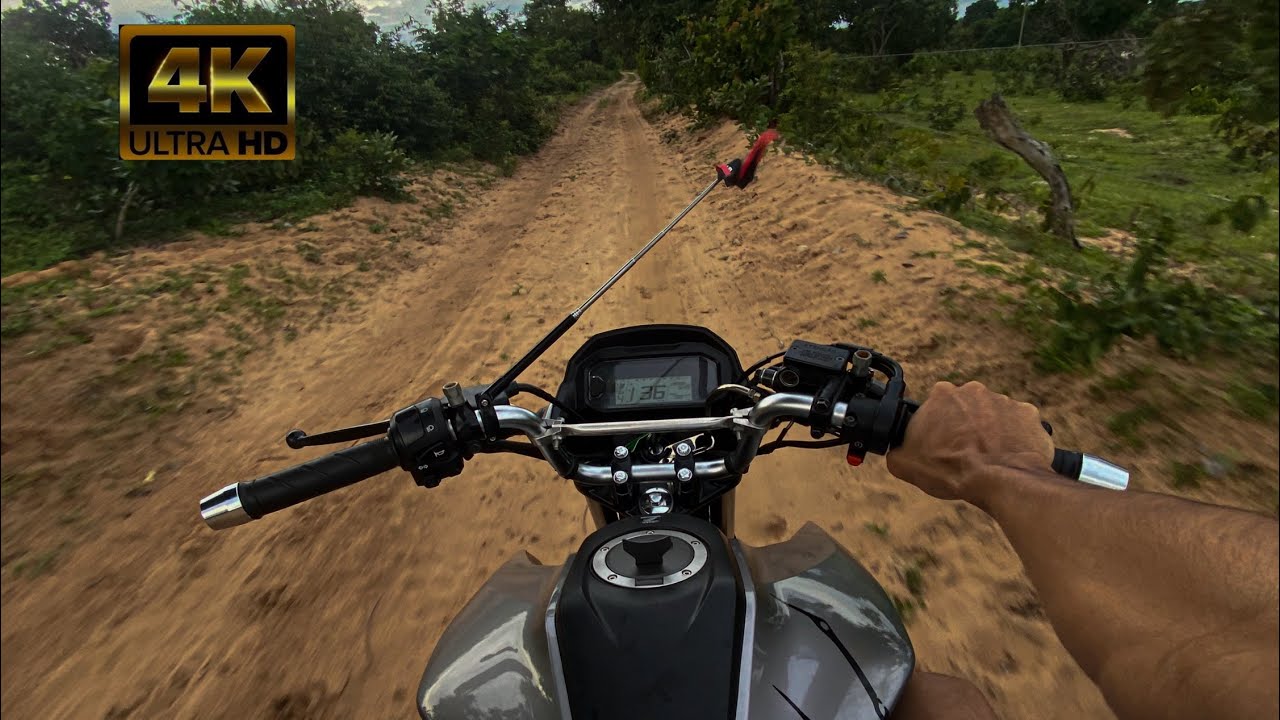 Motovlog no interior (estradão de terra)