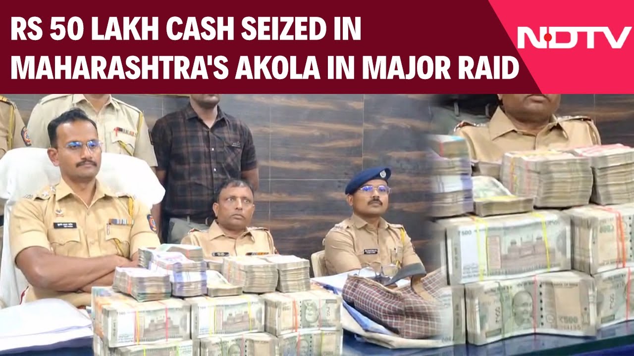 Akola Raid | Rs 50 Lakh Cash Seized In Maharashtra's Akola Ahead Of BMC Polling