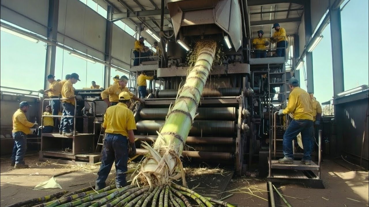How Sugar Is Made in Factory 😳 | Full Sugarcane Process Revealed!