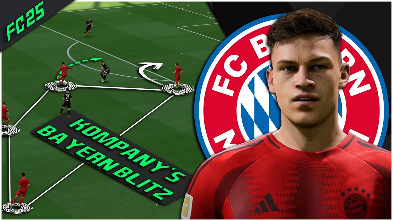 Recreating Kompany's Realistic Bayern Munich Tactics | EA FC 25
