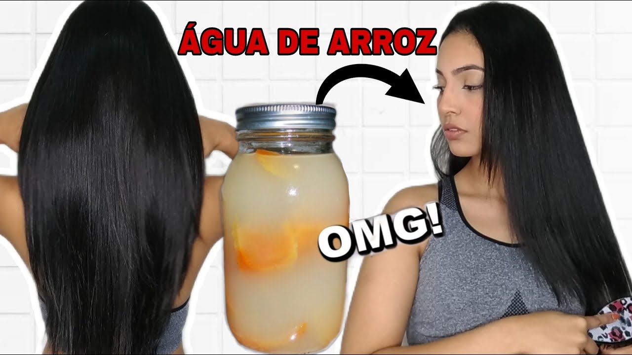 Como Fazer Água De Arroz | A VERDADEIRA RECEITA | CRESCIMENTO EXTREMO E RÁPIDO DO CABELO