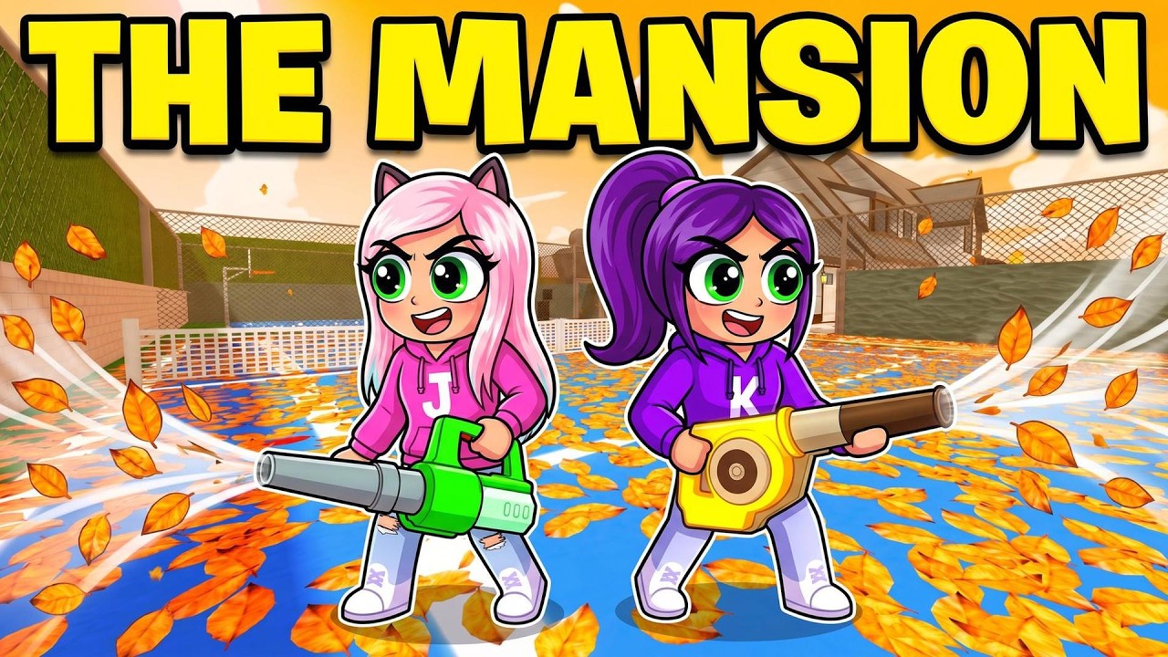 Clean All the Leaves (Part 2, the Mansion) | Roblox
