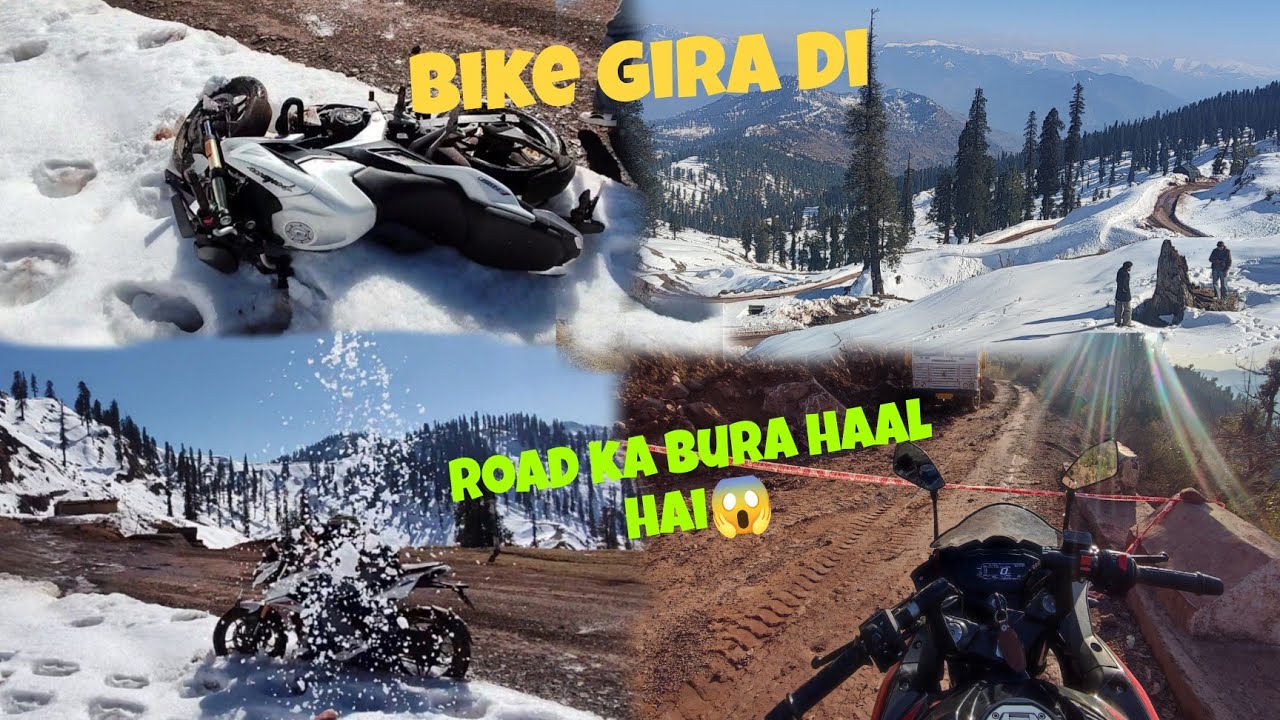 Finally aaj snow dekhne jaa raha ha||Dagantop🏔️|| Is na bike gira di... 