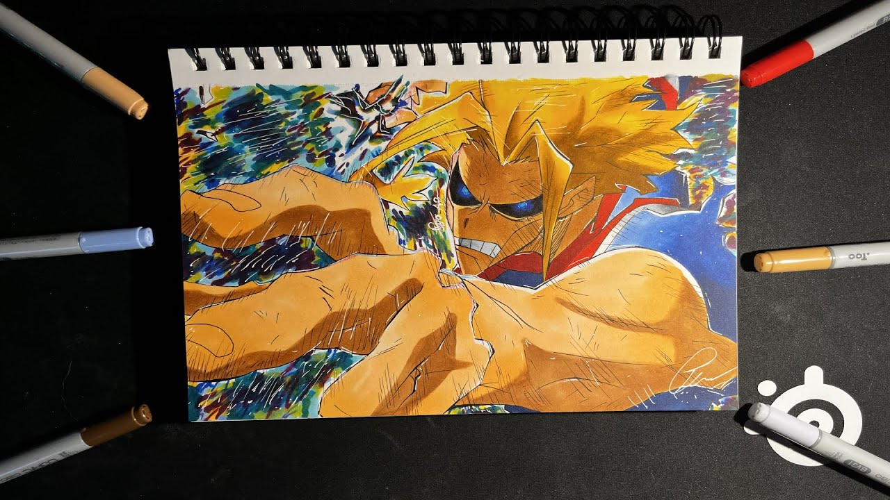 Drawing All Might - My Hero Academia Drawing