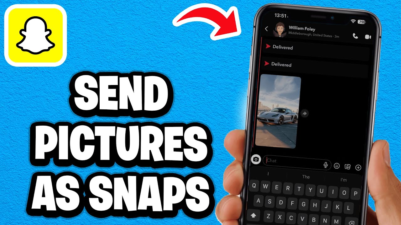 Как отправлять фотографии в виде снимков в Snapchat &mdash; 2026