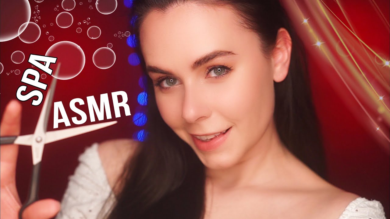 АСМР СПА САЛОН 🤗 СТРИЖКА БРИТЬЕ ✂️ ASMR SPA HAIRCUT & SHAVING