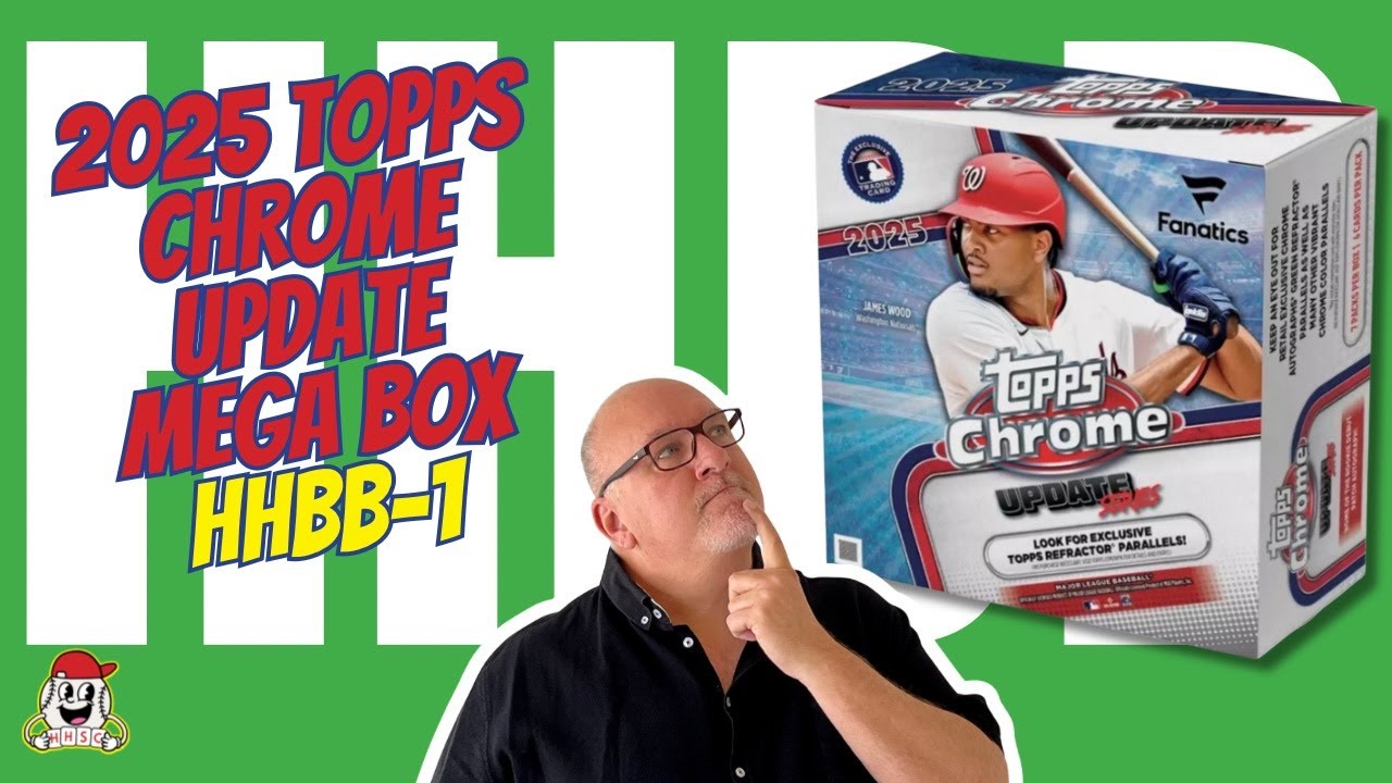 ✨Мегабокс Topps Chrome Update 2025! ⚾ HHBB1 - Удачных покупок для любителей хобби!✨