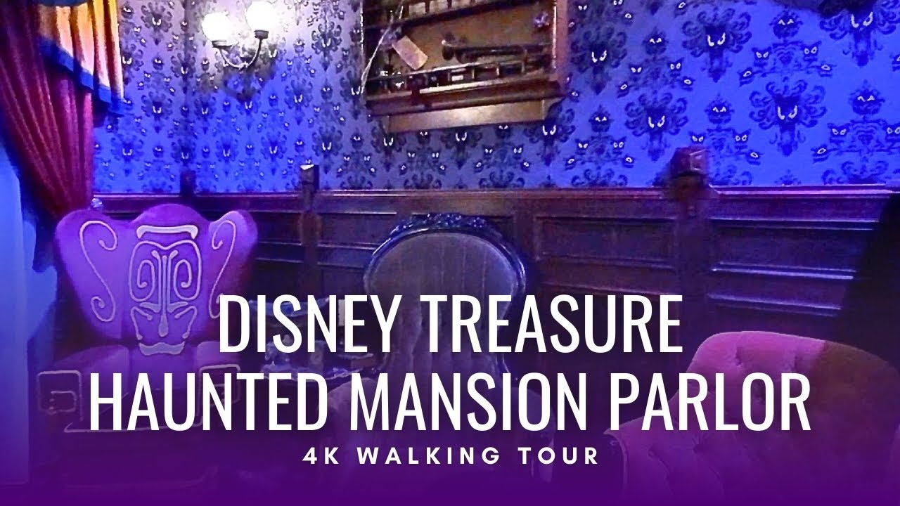 Haunted Mansion Parlor Full 4K POV Tour | Disney Treasure | 2024 Inaugural Sailing
