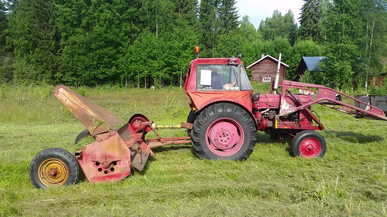 Volvo T24 drar sl&aring;tterkross