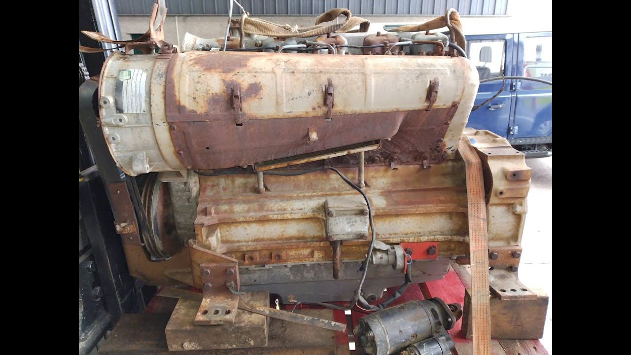 Same (Same Deutz Fahr) 1055p 5.2 litre air-cooled diesel engine.