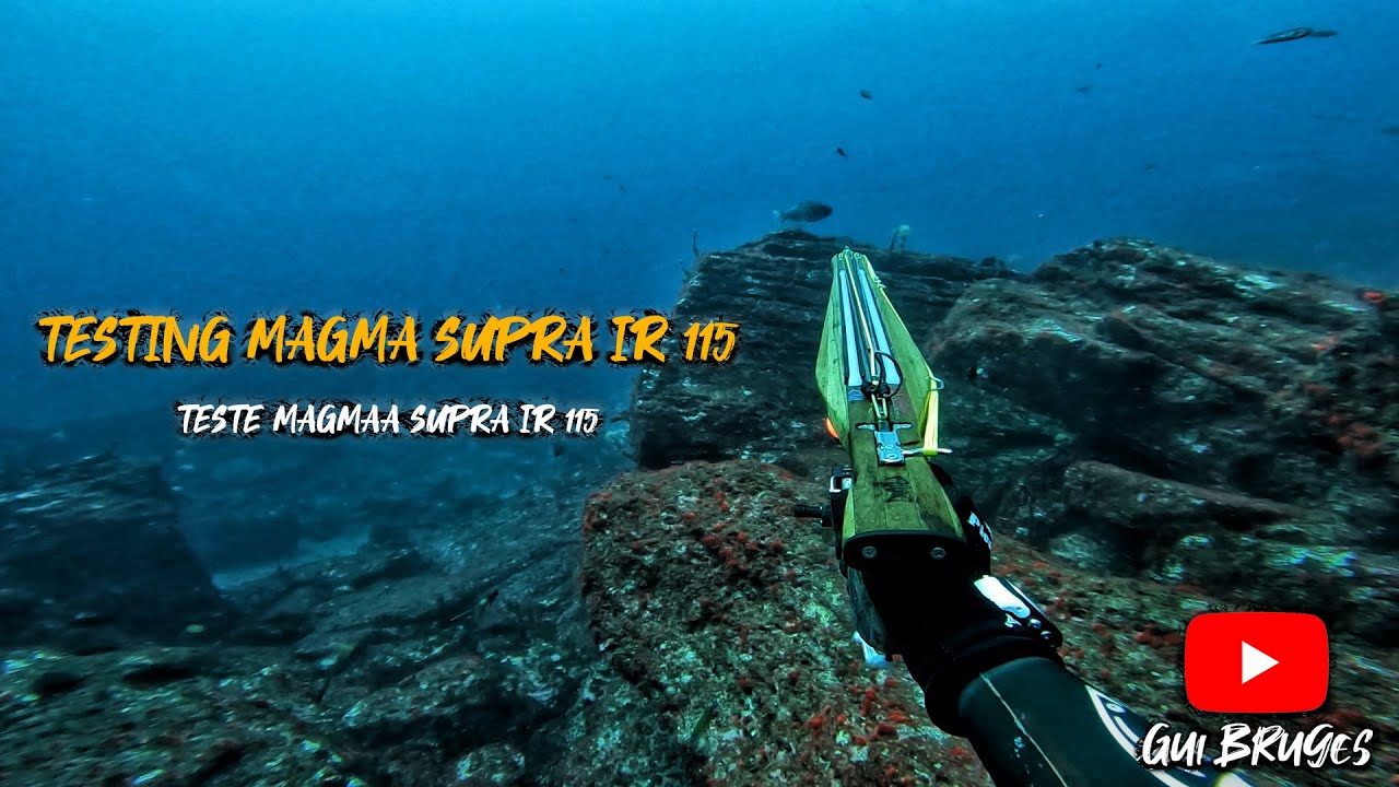 Testing NEW SPEARGUN Magma Supra IR 115 | Teste da nova Magma Supra IR 115  (READ CAPTION)