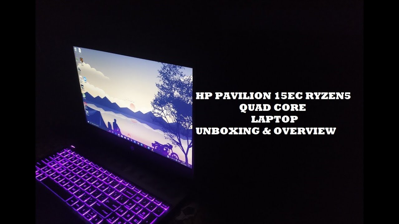 HP PAVILION 15EC RYZEN 5 QUAD CORE LAPTOP UNBOXING & OVERVIEW