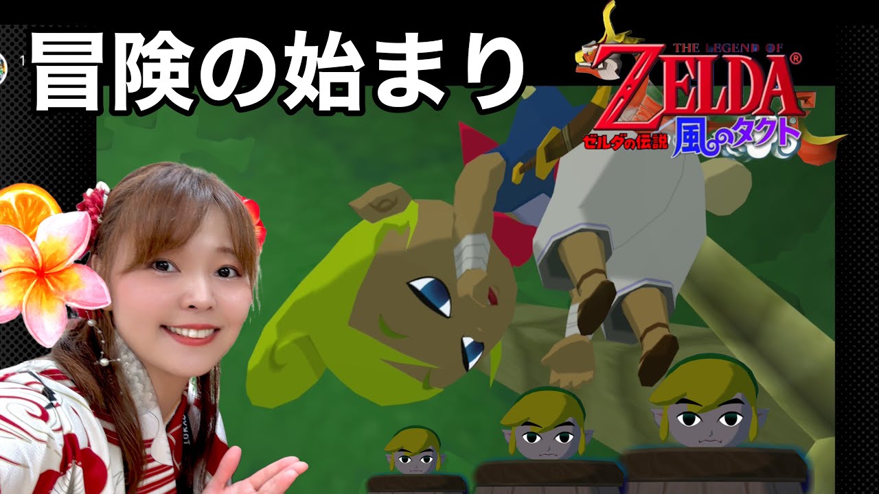 【風のタクト】茂みに落ちた謎の人物を救え！【ゼルダの伝説】