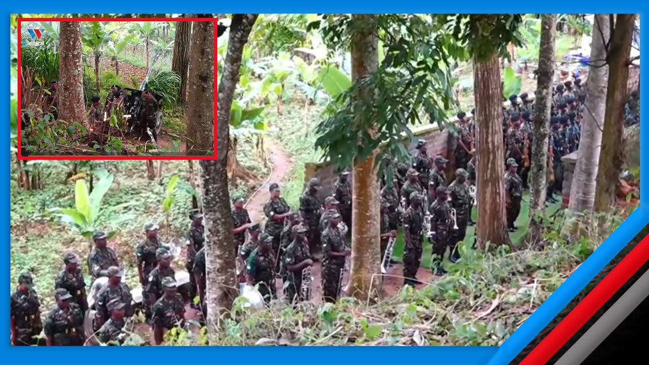 TAZAMA MIZINGA YA HESHIMA ILIVYOPIGWA HAYATI MSUYA AKIZIKWA