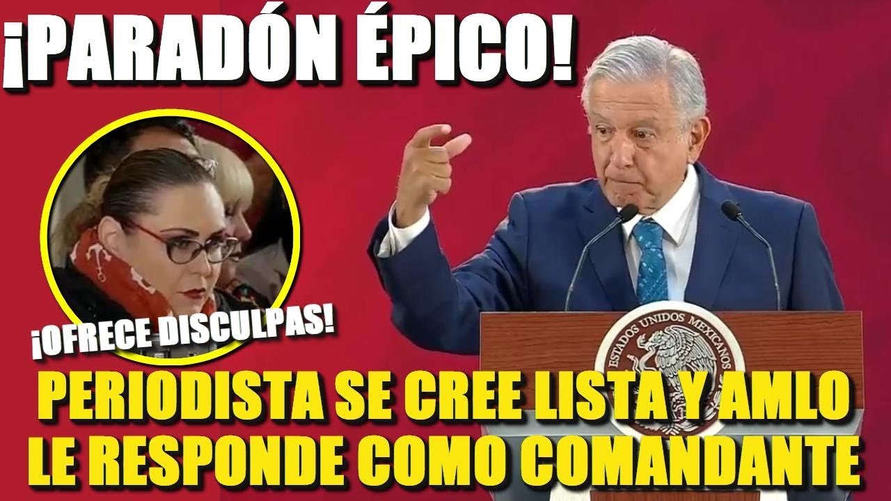 &iexcl;PARADON EPICO! AMLO CONTESTA COMO COMANDANTE SUPREMO A CHAYOTERA - NOTITOPS MX