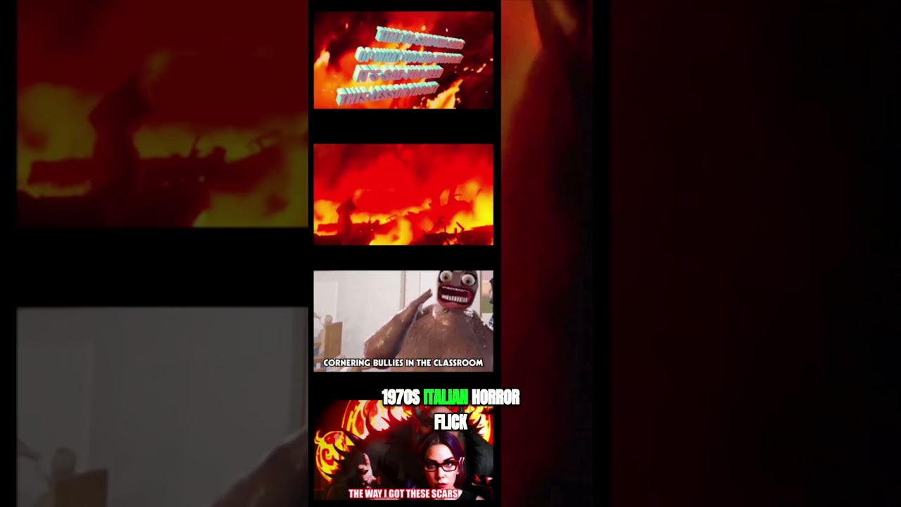 AI Horror: Demonic Album Art & 70s Italian Film Vibes #shorts