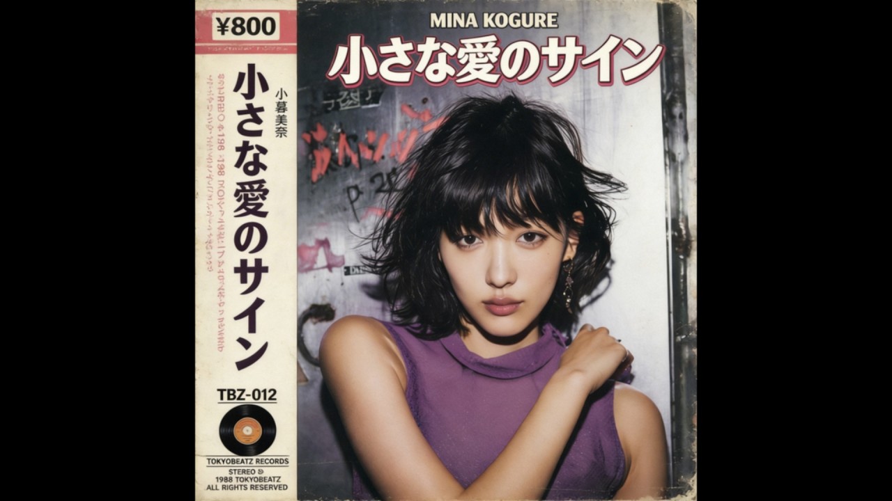 「MINA KOGURE 」  小さな愛のサイン  (A small Sign of Love)