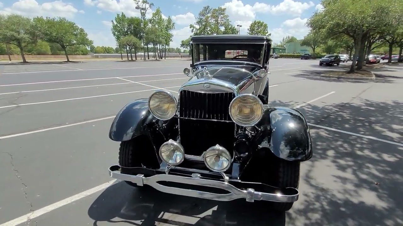 1929 Lincoln Model L 3 window Town Sedan start and drive