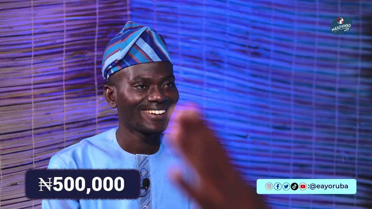 #Masoyinbo Episode Ninety Two: Exciting Game Show Teaching Yoruba language and Culture.