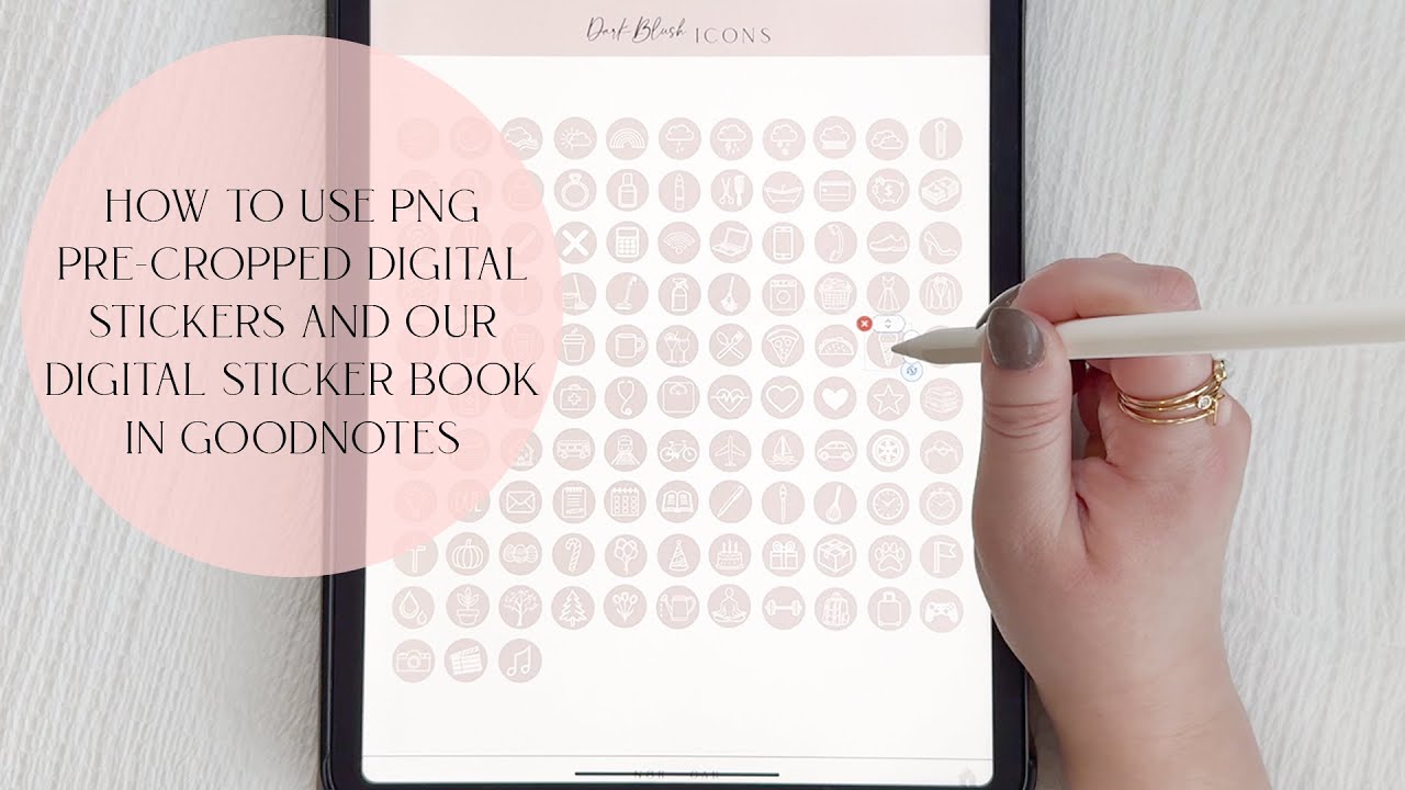 How to Add Digital Stickers to Your Digital Planner