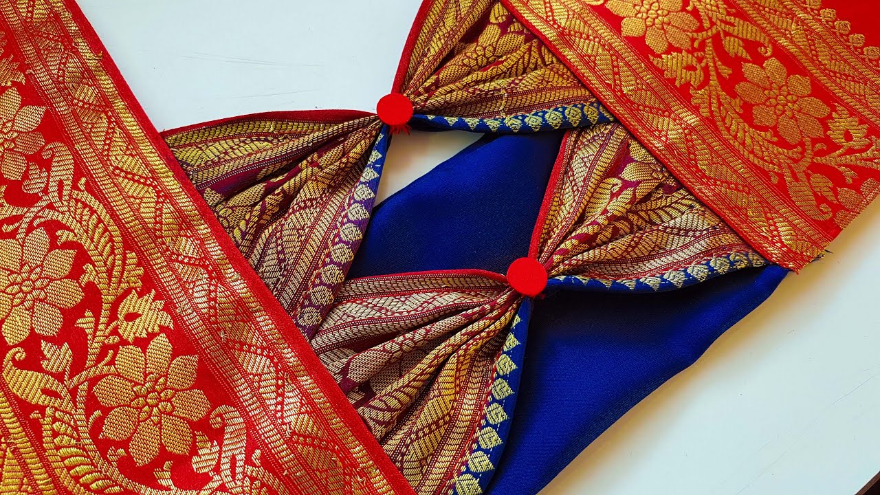 Silk blouse gala design cutting and stitching /blouse designs