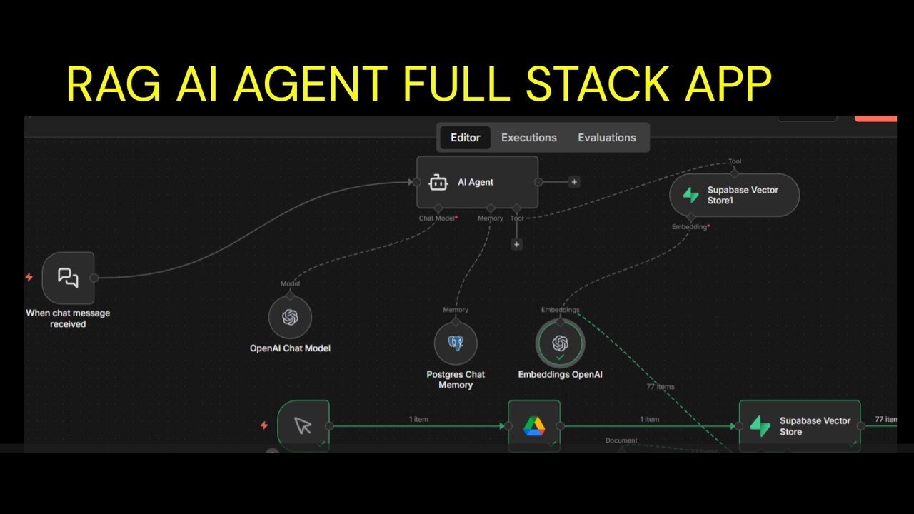 RAG AI AGENT FULL STACK NO CODING