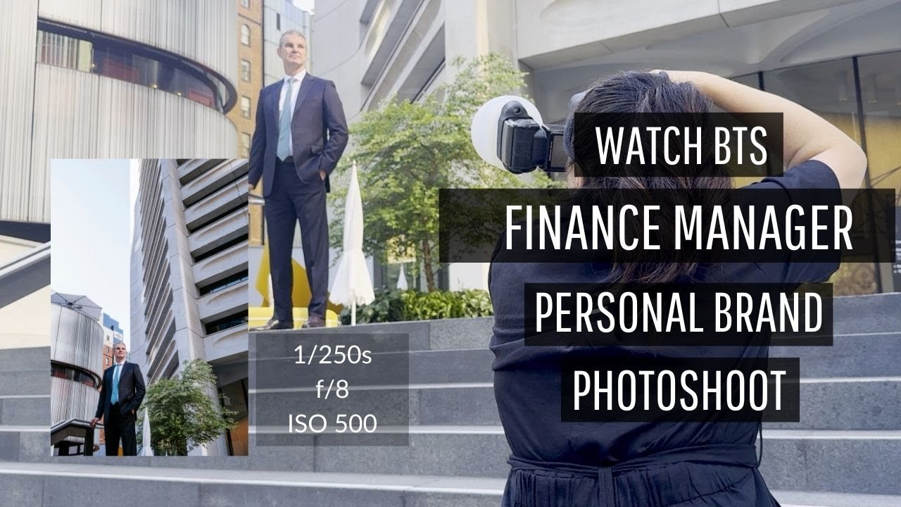 Watch BTS of Personal Brand Photoshoot with Male Finance Manager in Office & City