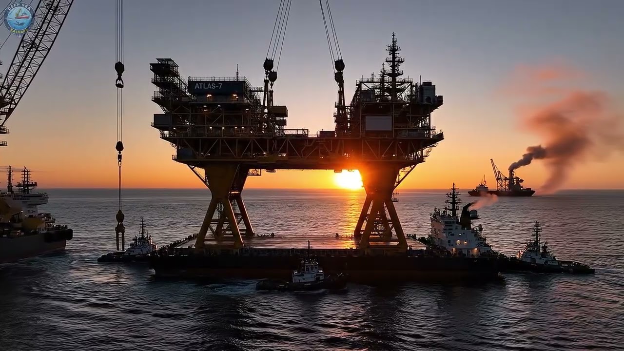 Inside The Hardest Salvage Jobs: Raising Sunken Oil Rigs From The Abyss I Salvage Operations