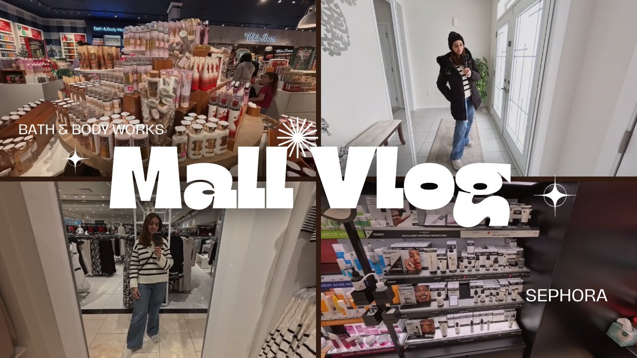 Mall Vlog | Coffee, Candles & Sephora