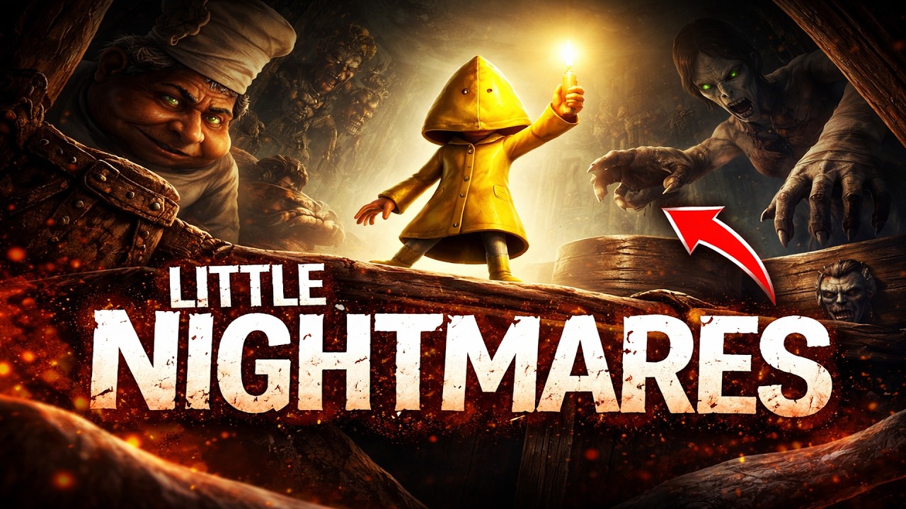 PART1 anak kecil bertahan hidup dan melarikan diri dari mimpi buruk #littlenightmares