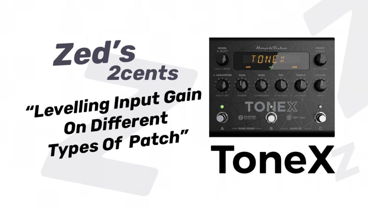 Levelling input gain on different patches: IK Multimedia ToneX pedal “input” debate pt. 2