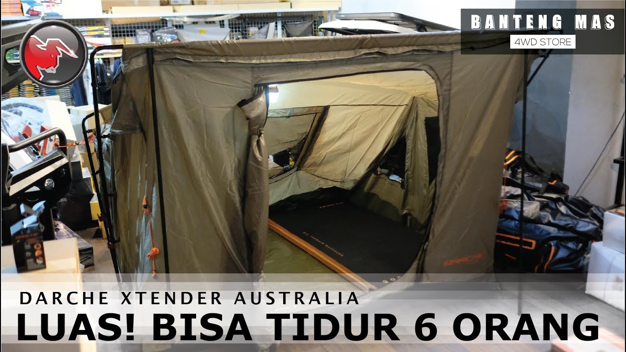 SEKELUARGA NYAMAN LUAS! BISA TIDUR 6 ORANG - DARCHE XTENDER AUSTRALIA