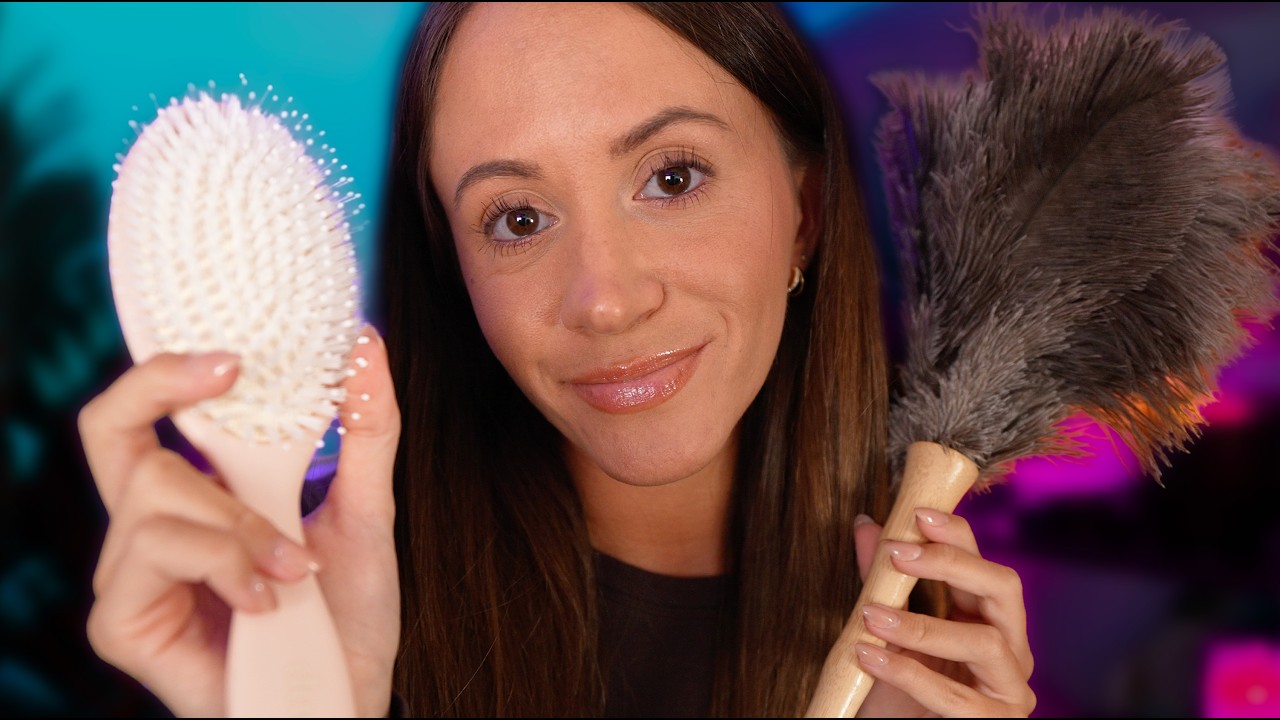 ASMR Sleep Therapy 💤 Skincare, Face Massage & Hair Brushing