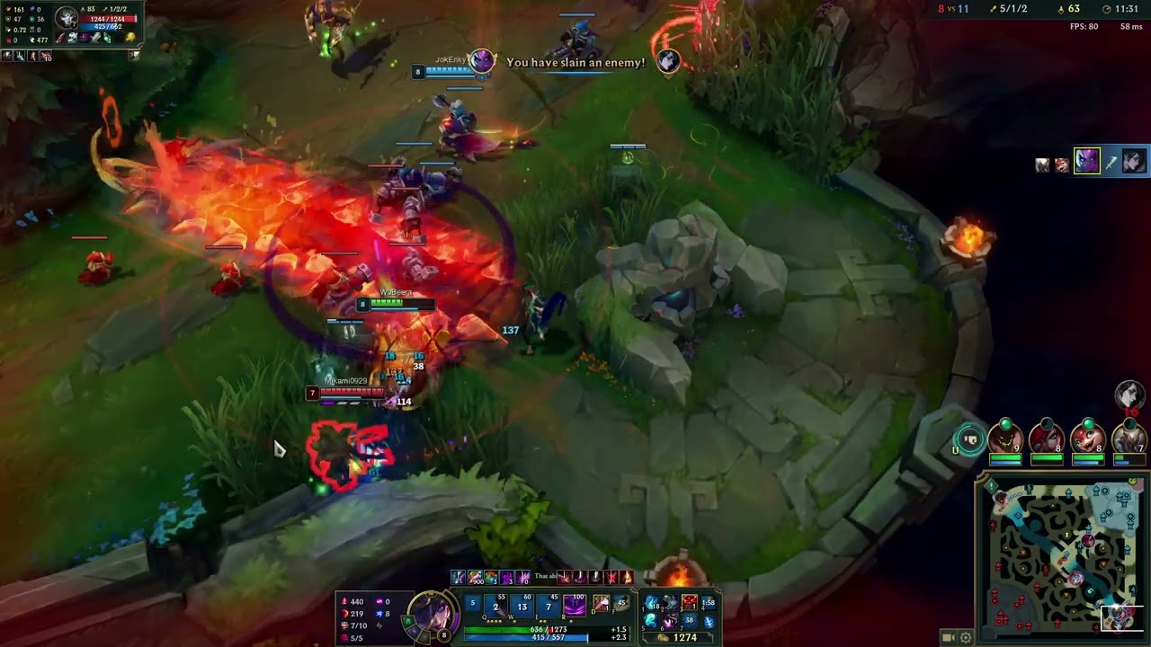 Evelynn Jungle Gameplay vs Briar - 25/8/11 | Season 14