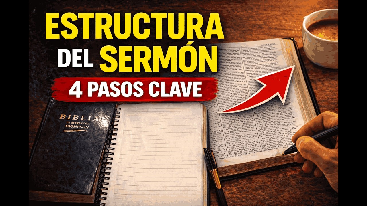 Cómo estructurar un sermón expositivo paso a paso | Guía bíblica completa