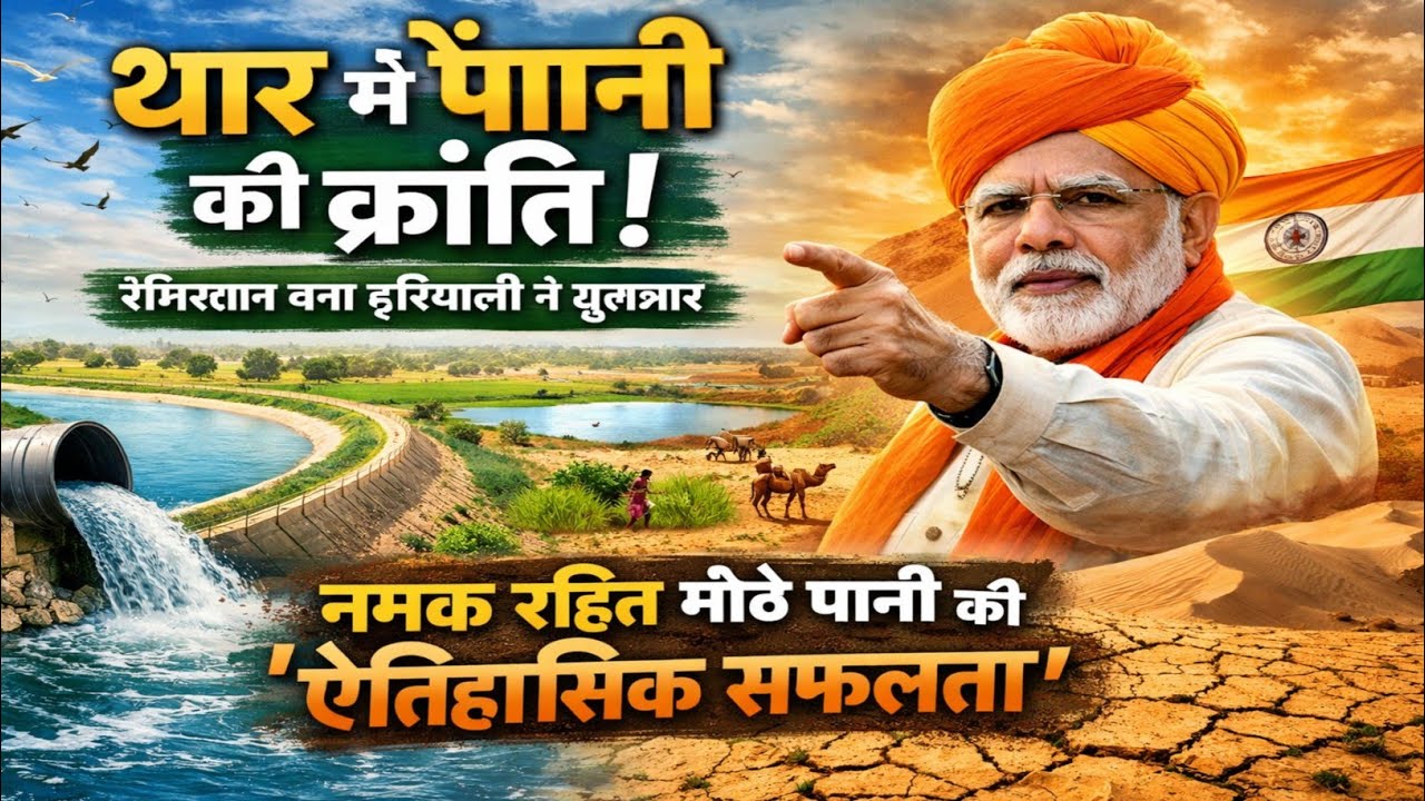 1मोदी सरकार ने थार में बहा दिया अरबों टन मीठा पानी, नतीजा देख दुनिया दंग