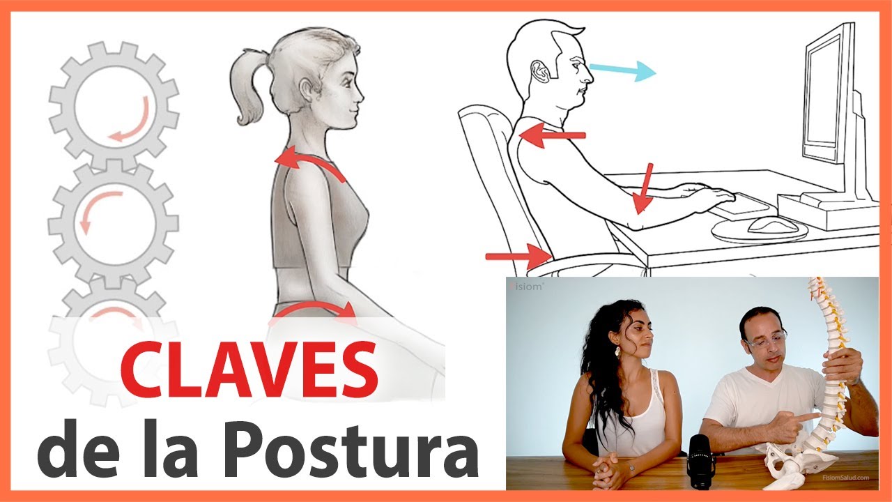 🛑 CLAVES de la Postura corporal 👉 HIGIENE POSTURAL para evitar CONTRACTURAS y Hernias Discales