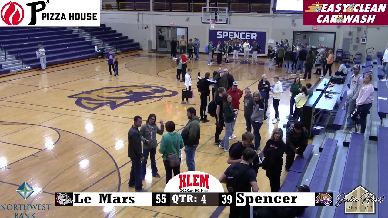 Le Mars at Spencer Basketball Doubleheader