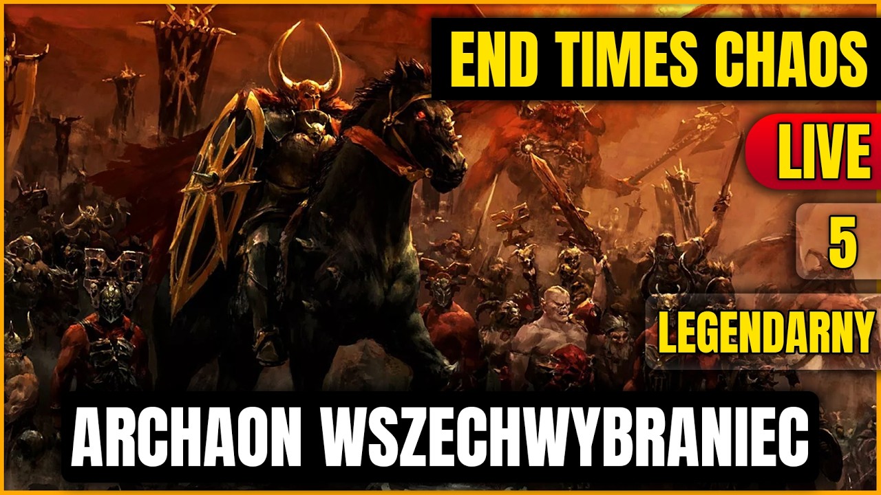 Total War: WARHAMMER III | Archaon Wszechwybraniec jednoczy Chaos — End Times (LIVE) #2026 #5