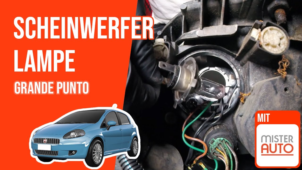Wie Grande Punto Scheinwerfer Lampe wechseln 💡