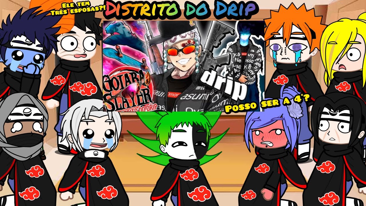 Akatsuki react KIMETSU NO YAIBA E O DISTRITO DO DRIP 😂❤️ AKATSUKI REACT DEMON SLAYER •TsukiUraya•
