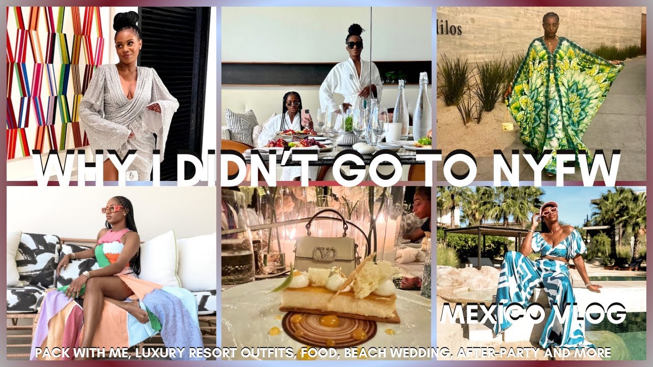 A WEDDING IN MEXICO | PACK WITH ME, OUTFITS, THE 4 SEASONS RESORT & MORE - VLOG | AWED BY MONICA