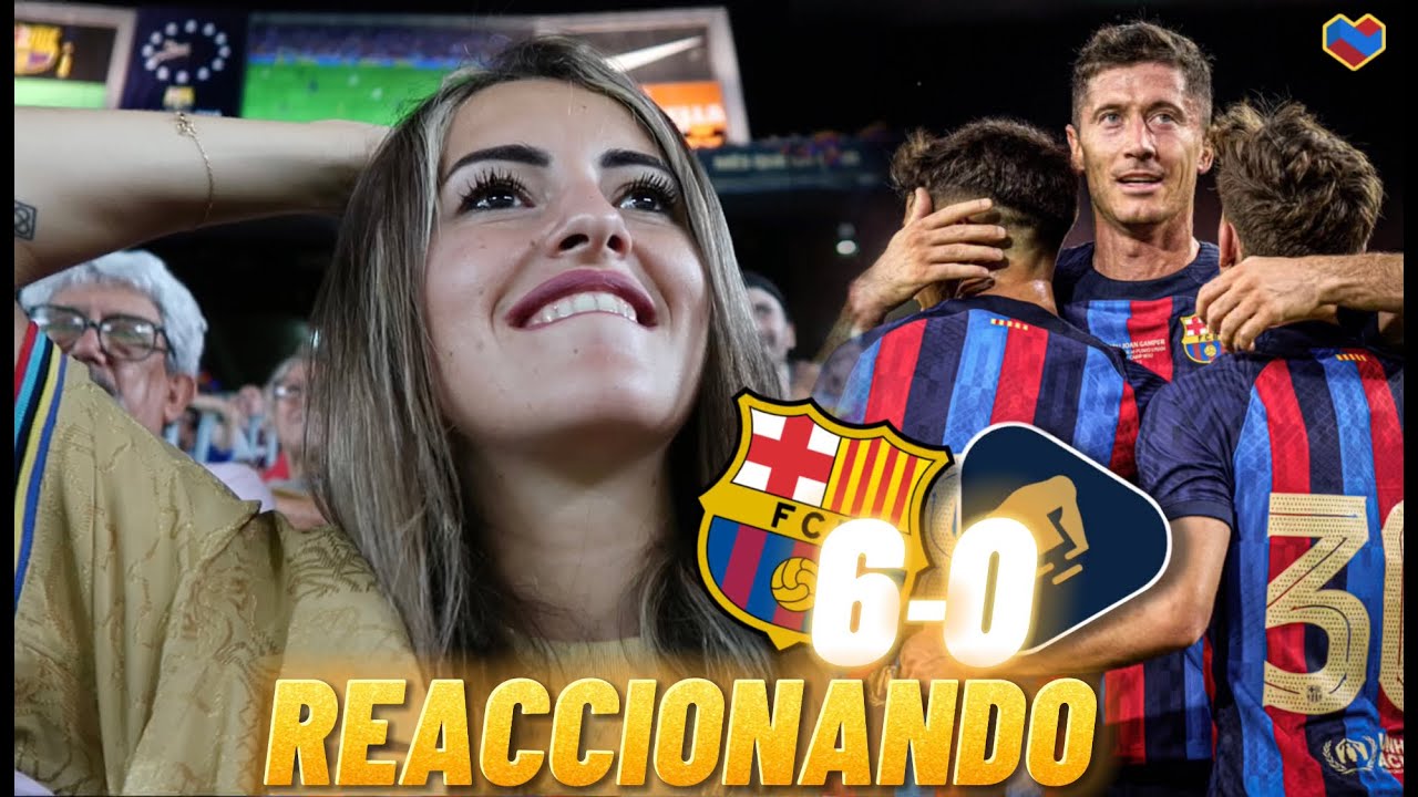 🔥HINCHA DEL BARÇA REACCIONANDO AL FCBARCELONA 6-0 PUMAS🔥 *DEBUT Y GOL DE LEWANDOWSKI* 😍AMBIENTAZO