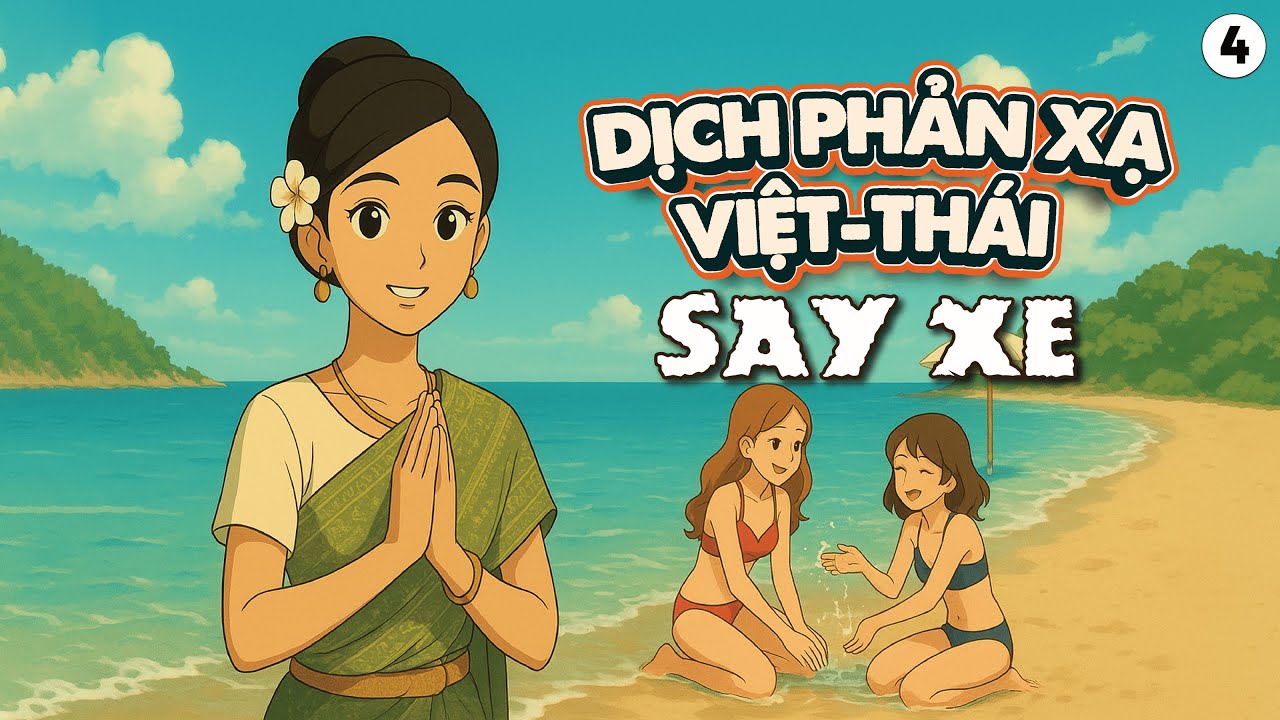 #4 Dịch Phản Xạ Tiếng Thái | Say Xe | เมารถ | Việt-Thái | A2 Level