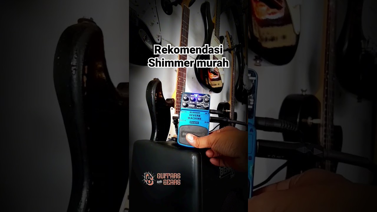 Efek gitar Behringer RV600 Reverb Machine #shorts #guitar