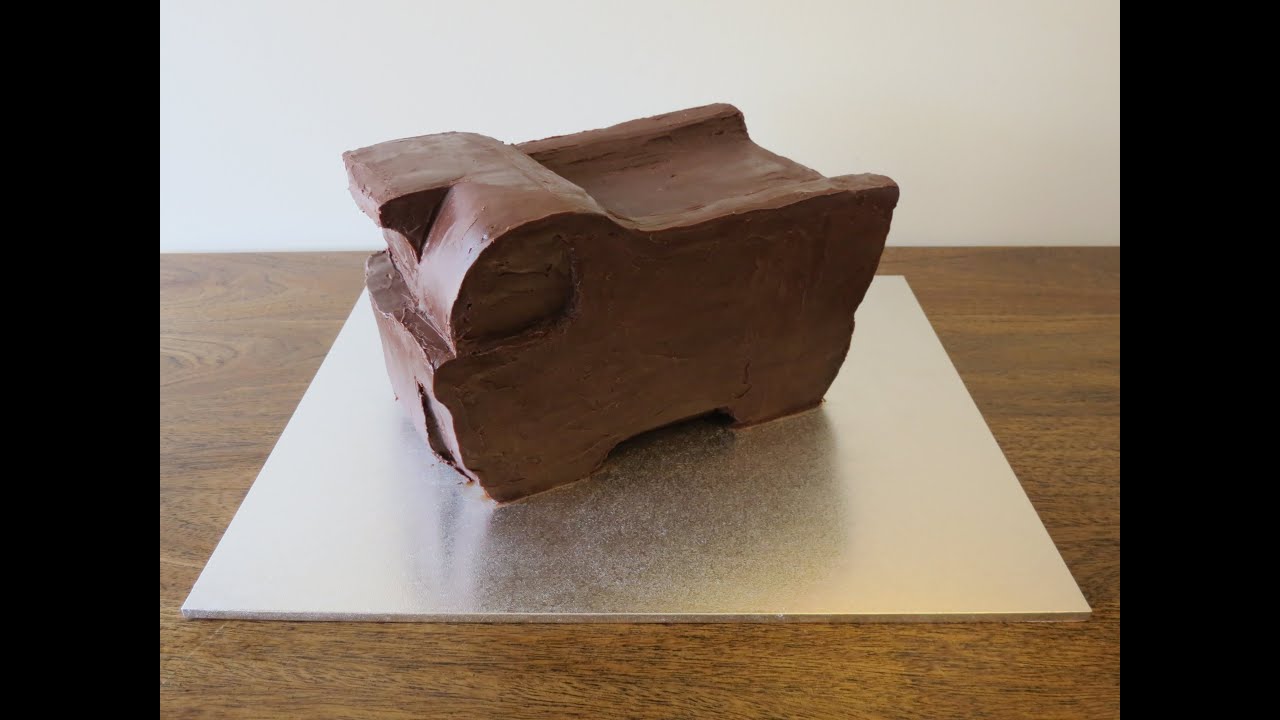 Dump Truck Cake - Carving & Ganache - Part 1