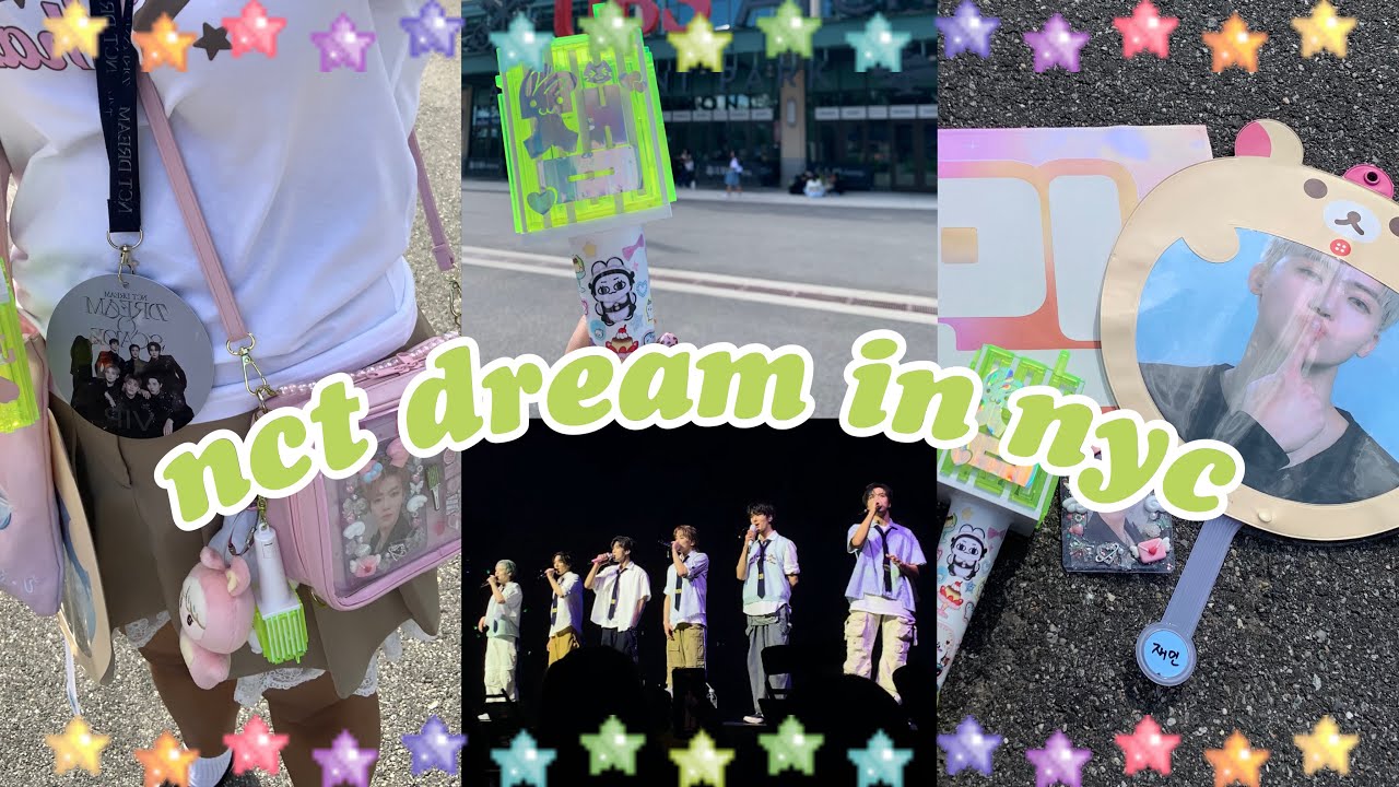 nct dream the dream show 3 tour vlog ♡ vip concert experience & freebie haul