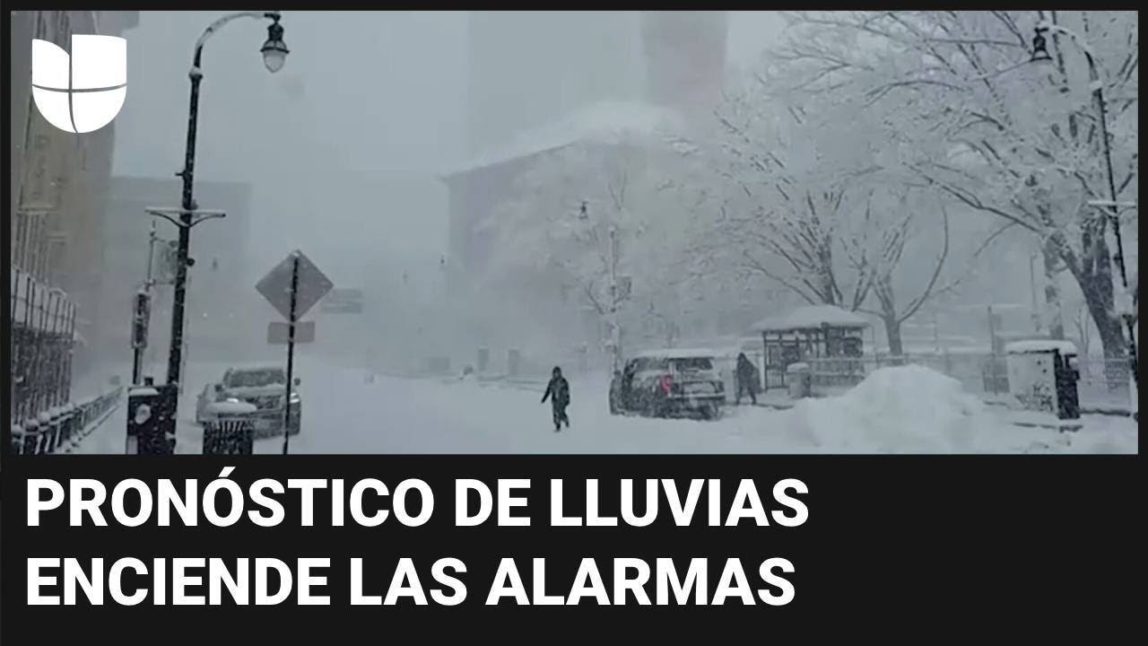 Millones de personas bajo alerta por acumulación de nieve y riesgo de lluvias en costa este de EEUU